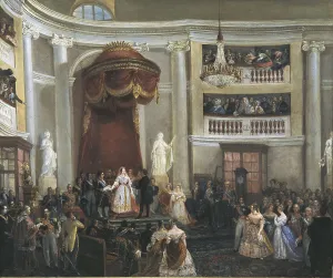 Policies Prints: CASTELARO PEREA, Jos (1801-1873). Isabella II swearing the Constitution. 1844