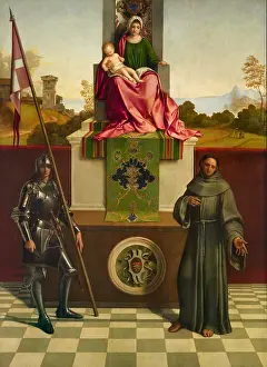 Stand Prints: Castelfranco Altarpiece, by Giorgio Gasparini said Giorgione