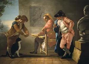 CASTILLO, Jose del (1737-1793). The Painter's Studio. 2nd half 18th c. Oil on canvas. SPAIN. Madrid. Prado Museum