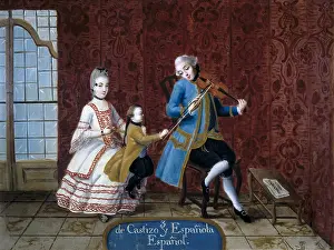 18th C Prints: From Castizo and Spanish: Spanish