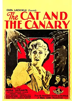 2009 Prints: THE CAT AND THE CANARY