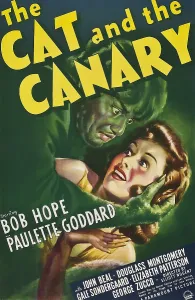 Attacking Prints: THE CAT AND THE CANARY, Douglass Montgomery, Paulette Goddard, 1939