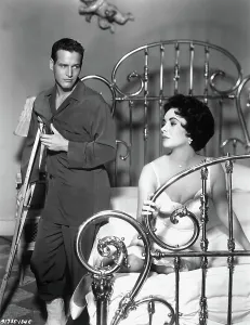 Brass Bed Prints: CAT ON A HOT TIN ROOF, Paul Newman, Elizabeth Taylor, 1958