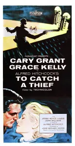 Silhouette Prints: TO CATCH A THIEF, bottom from left: Cary Grant, Grace Kelly, 1955