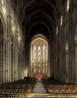 Burgundy Prints: Cathedral of Saint Lazare. 1120-1178