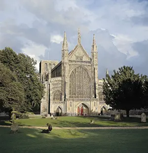 Englishwoman Prints: Cathedral of Winchester. 1079-1475