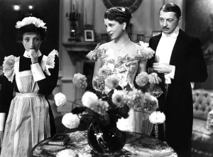 CAVALCADE, Una O'Connor, Diana Wynyard, Clive Brook, 1933, flowers, TM and Copyright 20th Century Fox Film Corp. All rights reserved