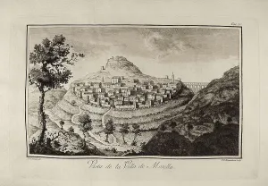Antonio Jose 1745 1804 Prints: CAVANILLES PALOP, Antonio Jos (1745-1804). View of the village of Morella