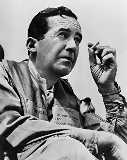 Lcgr1409 Prints: CBS News correspondent Edward R. Murrow in Korea in late 1952. (BSLOC_2014_13_199)