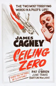 Shouting Prints: CEILING ZERO, US poster art, James Cagney, 1936