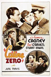 Erwin Prints: CEILING ZERO, US poster art, top from left: James Cagney
