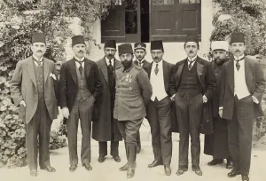 Reform Prints: Cemal Pasha and members of the Turkish Parliament in Jerusalem, 1916