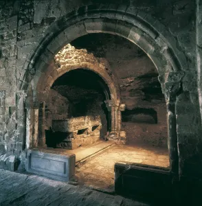 12th C Prints: Cenotaph of San Millan. 12th c
