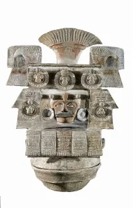 Cense. 500-700. Teotihuacan culture. Terra-cotta. MEXICO. Mexico City. National Museum of Anthropology. Proc: MEXICO. FEDERAL DISTRICT. AISA/Everett Collection**US SALES ONLY**