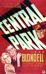 Blondell Prints: CENTRAL PARK, from left on US poster art: Joan Blondell, Wallace Ford, Guy Kibbee, 1932