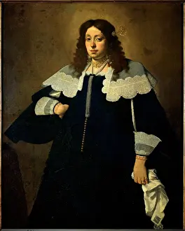 Female Figure Prints: Ceresa Carlo, Lady with Handkerchief