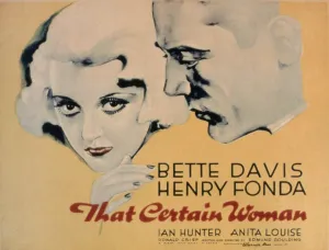 Henry Prints: THAT CERTAIN WOMAN, Bette Davis, Henry Fonda, 1937
