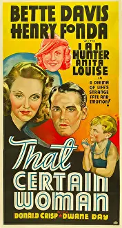 Louise Prints: THAT CERTAIN WOMAN, from left: Bette Davis, Anita Louise, Henry Fonda, Dwayne Day, 1937