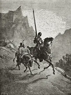 Miguel De 1547 1616 Prints: CERVANTES SAAVEDRA, Miguel de (1547-1616); Dore