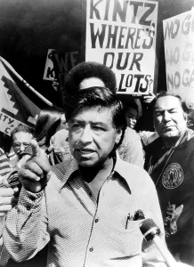 Images Dated 6th March 2007: Cesar Chavez in the fight for farm workers rights