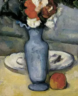 Post Impressionist Prints: CEZANNE, Paul (1839-1906). The Blue Vase