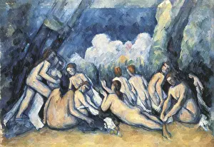 Pleasure Prints: CEZANNE, Paul (1839-1906). Large Bathers