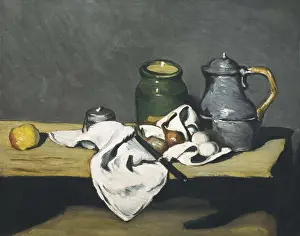 Feeding Prints: CEZANNE, Paul (1839-1906). Still Life with a Kettle