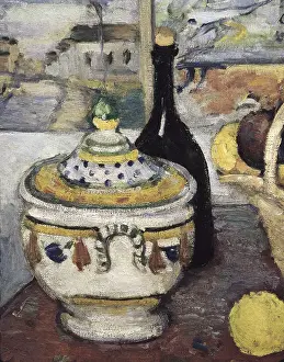 Feeding Prints: CEZANNE, Paul (1839-1906). Still Life with Tureen