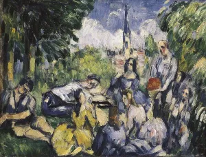 Paul 1839 1906 Prints: CEZANNE, Paul (1839-1906). The Picnic (Dejeuner sur l'Herbe)