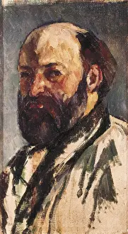CEZANNE, Paul (1839-1906). Self-portrait. 1877-1880. Impressionism. Oil on canvas. FRANCE. Paris. Musee d'Orsay (Orsay Museum)