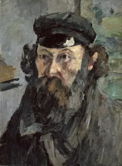 Paul 1839 1906 Prints: CEZANNE, Paul (1839-1906). Self-portrait in a Casquette