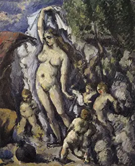 Post Impressionists Prints: CEZANNE, Paul (1839-1906). The Temptation of St