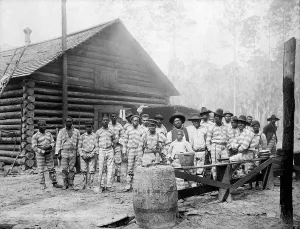 Negro Prints: The chain gang, southern US, ca. 1898
