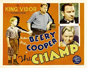 Cooper Prints: THE CHAMP, left from left: Jackie Cooper