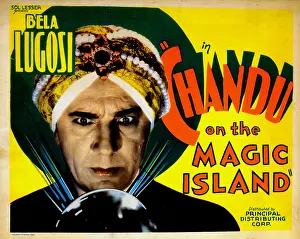 Turban Prints: CHANDU ON THE MAGIC ISLAND, US poster, Bela Lugosi, 1935