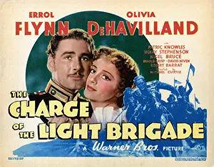 Errol Prints: THE CHARGE OF THE LIGHT BRIGADE, from left, Errol Flynn, Olivia De Havilland, 1936