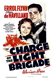 THE CHARGE OF THE LIGHT BRIGADE, from left: Olivia De Havilland, Errol Flynn, 1936