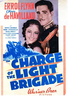 Errol Prints: THE CHARGE OF THE LIGHT BRIGADE, from left, Olivia De Havilland, Errol Flynn, 1936