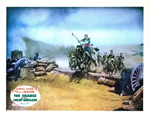 Errol Prints: THE CHARGE OF THE LIGHT BRIGADE, US lobbycard, Errol Flynn, 1936