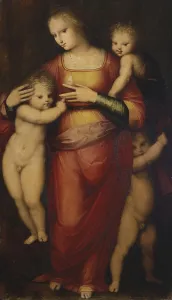 Renaissance Prints: Charity, by Andrea Piccinelli also known as Brescianino