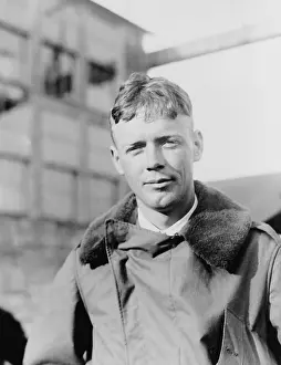 Flight Suit Prints: Charles A. Lindbergh at Curtiss Field