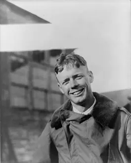 Flight Suit Prints: Charles A. Lindbergh at Curtiss Field