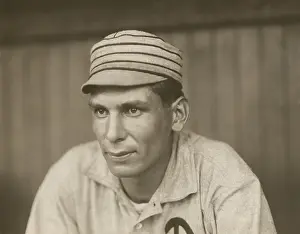 Pitcher Prints: Charles Albert Chief Bender, a pitcher with the Philadelphia Athletics, 1911