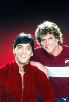 Scott Prints: CHARLES IN CHARGE, from left: Scott Baio, Willie Aames, 1984, 1984-1990