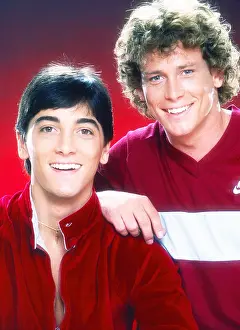 Scott Prints: CHARLES IN CHARGE, from left: Scott Baio, Willie Aames, 1984, 1984-1990