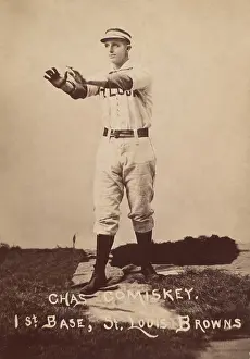 Professional Prints: Charles Comiskey played with the St