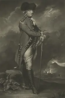 Epaulets Prints: Charles Cornwallis was a high ranking British general who fought in British Colonial wars of the late 18th century