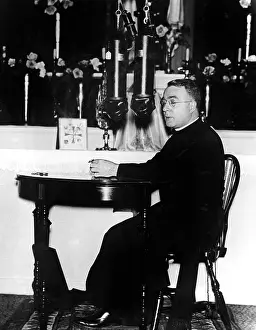 Priest Prints: CHARLES EDWARD COUGHLIN, portrait. Courtesy: CSU Archives / Everett Collection