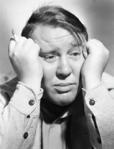 Hands On Face Prints: Charles Laughton, 1939
