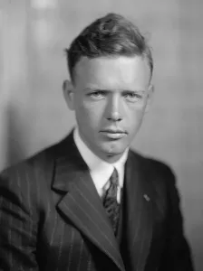 Aeronautics Prints: Charles Lindbergh 1902-1974 American aviator. Ca. 1927-28. LC-DIG-hec-21329